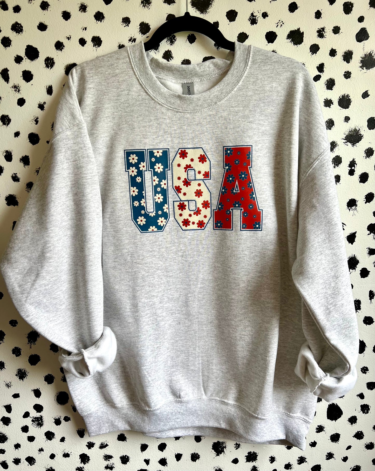Floral U.S.A. Crewneck