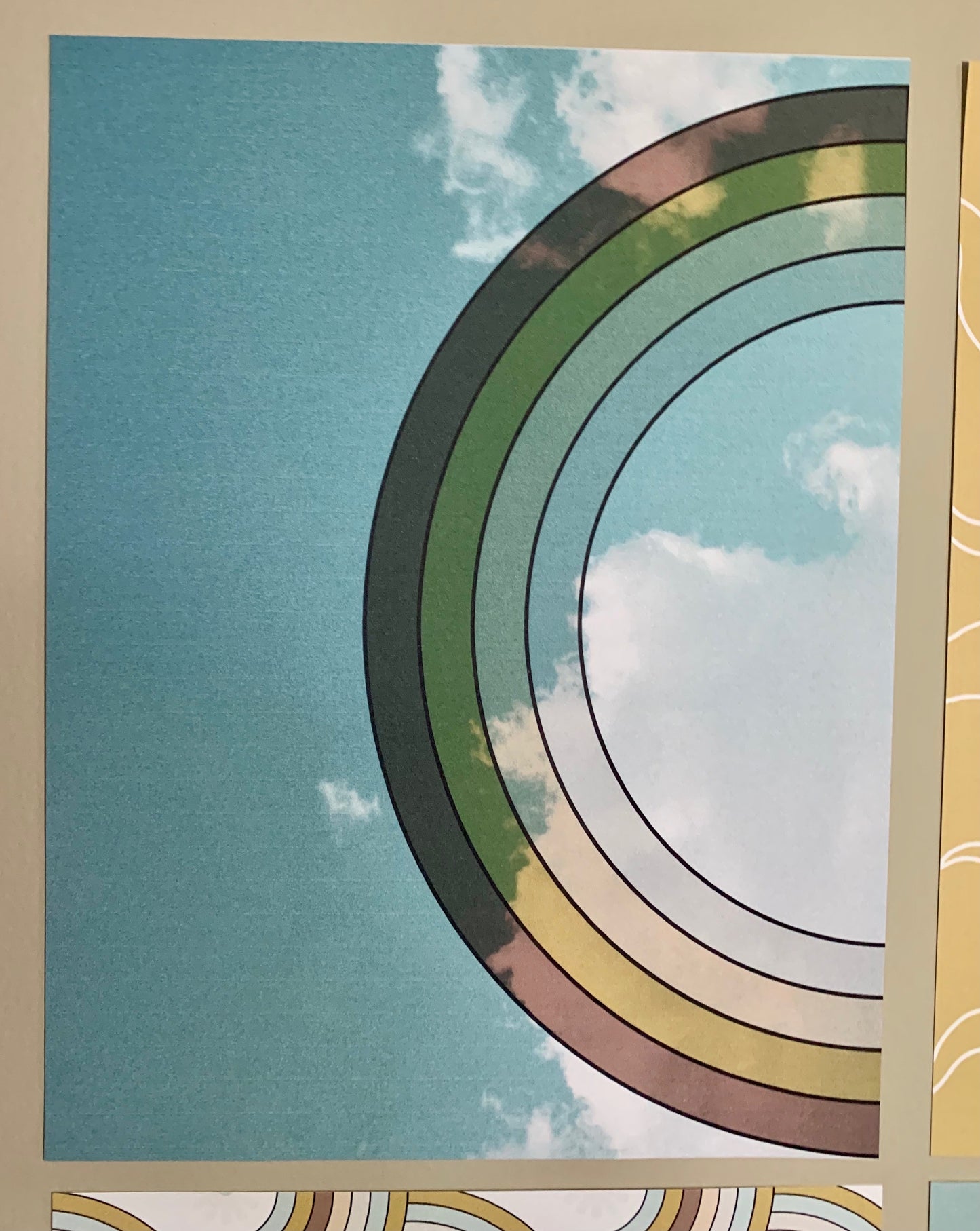Sky & Rainbow Print