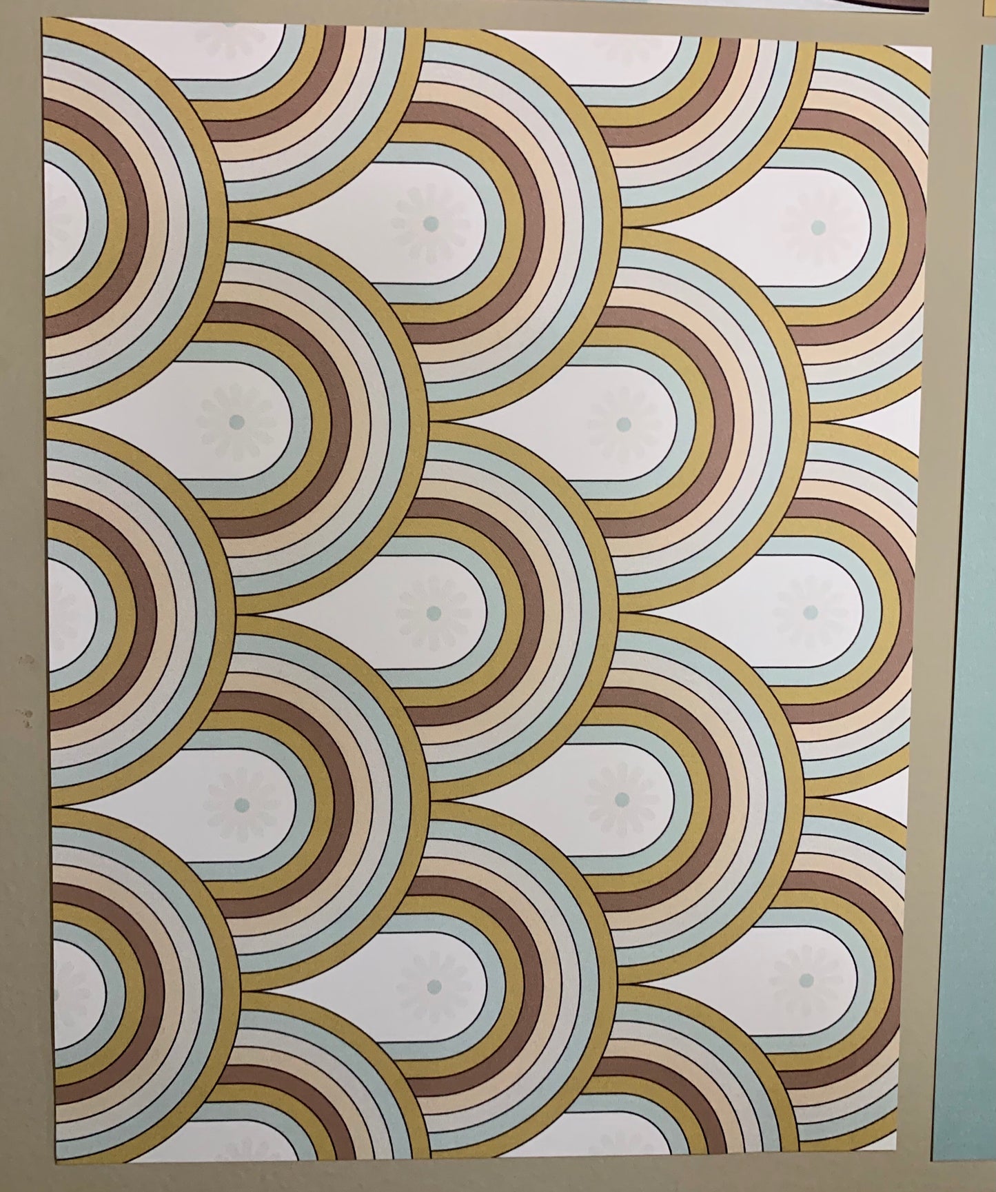 Repeated Rainbows Print