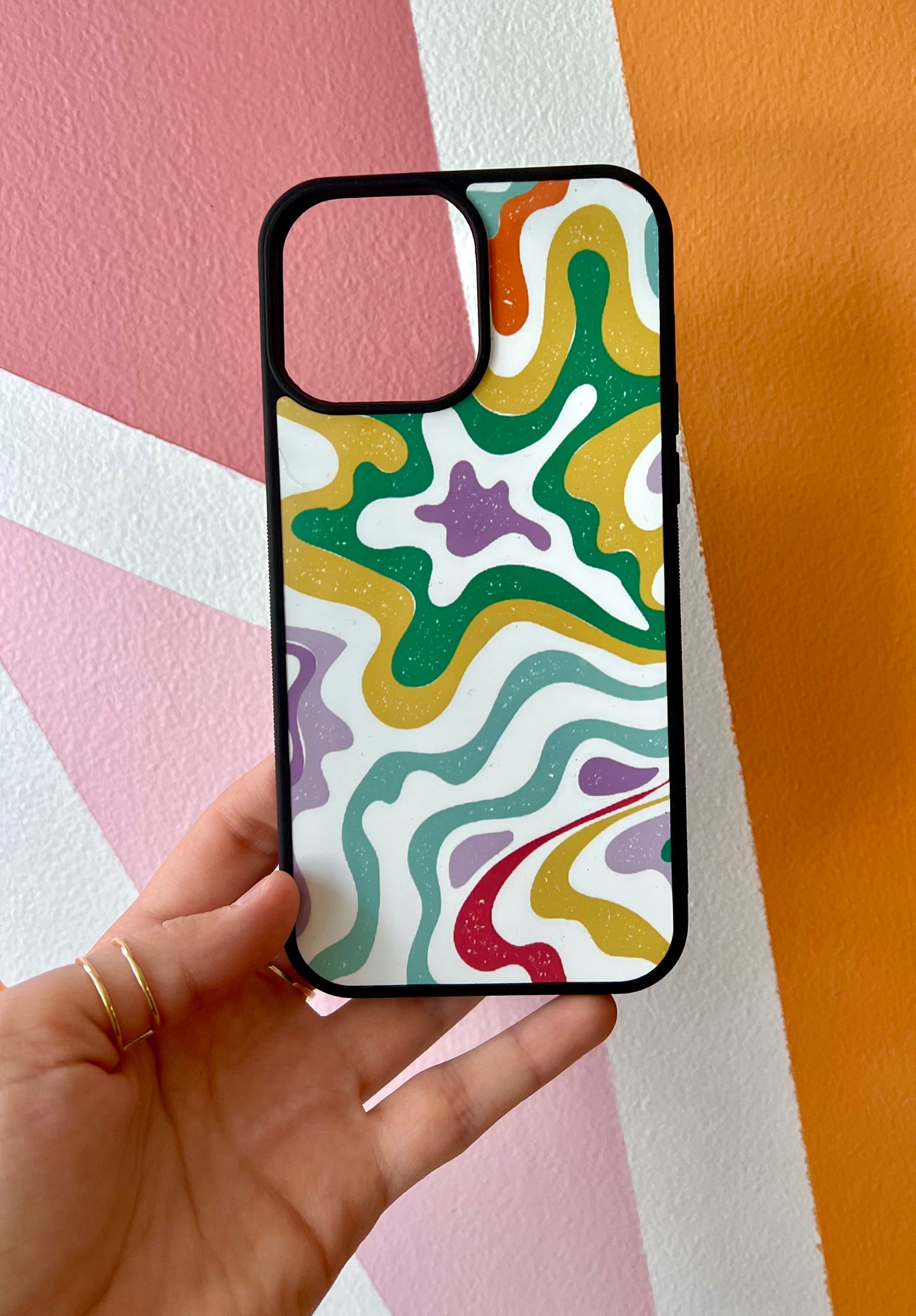 Groovy Splashes iPhone Case